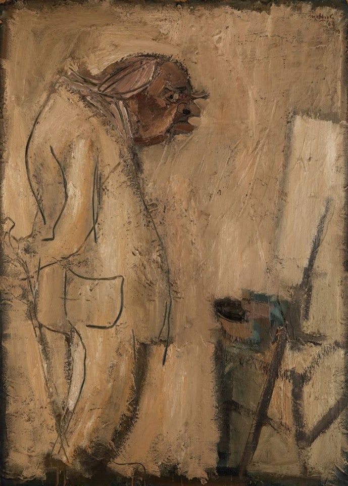 Ritratto di Carrà by Carlo Mattioli