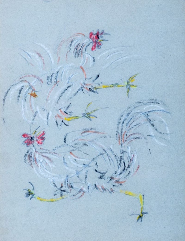Two Roosters by André Masson