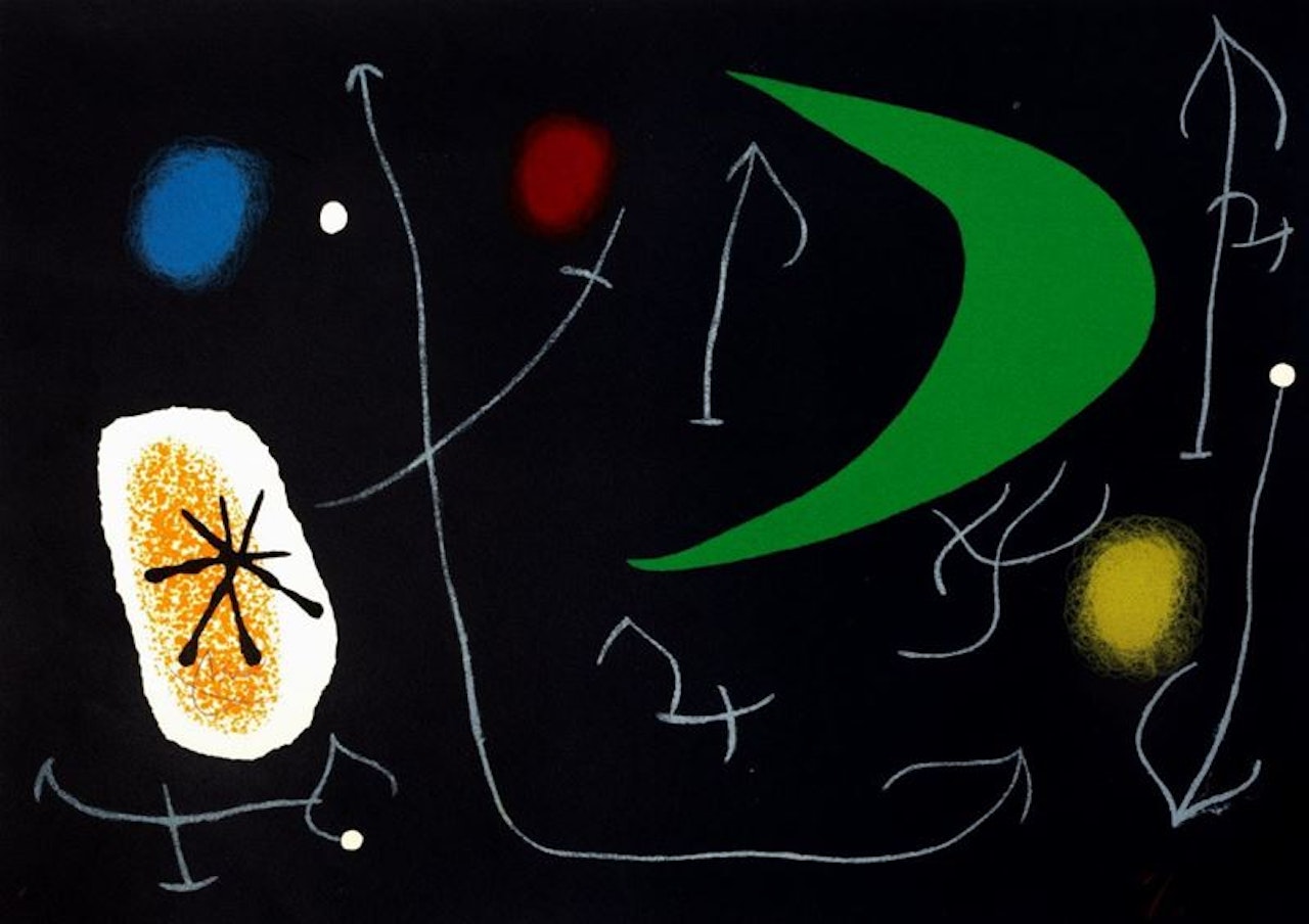 Lezard aux plumes d"or by Joan Miró