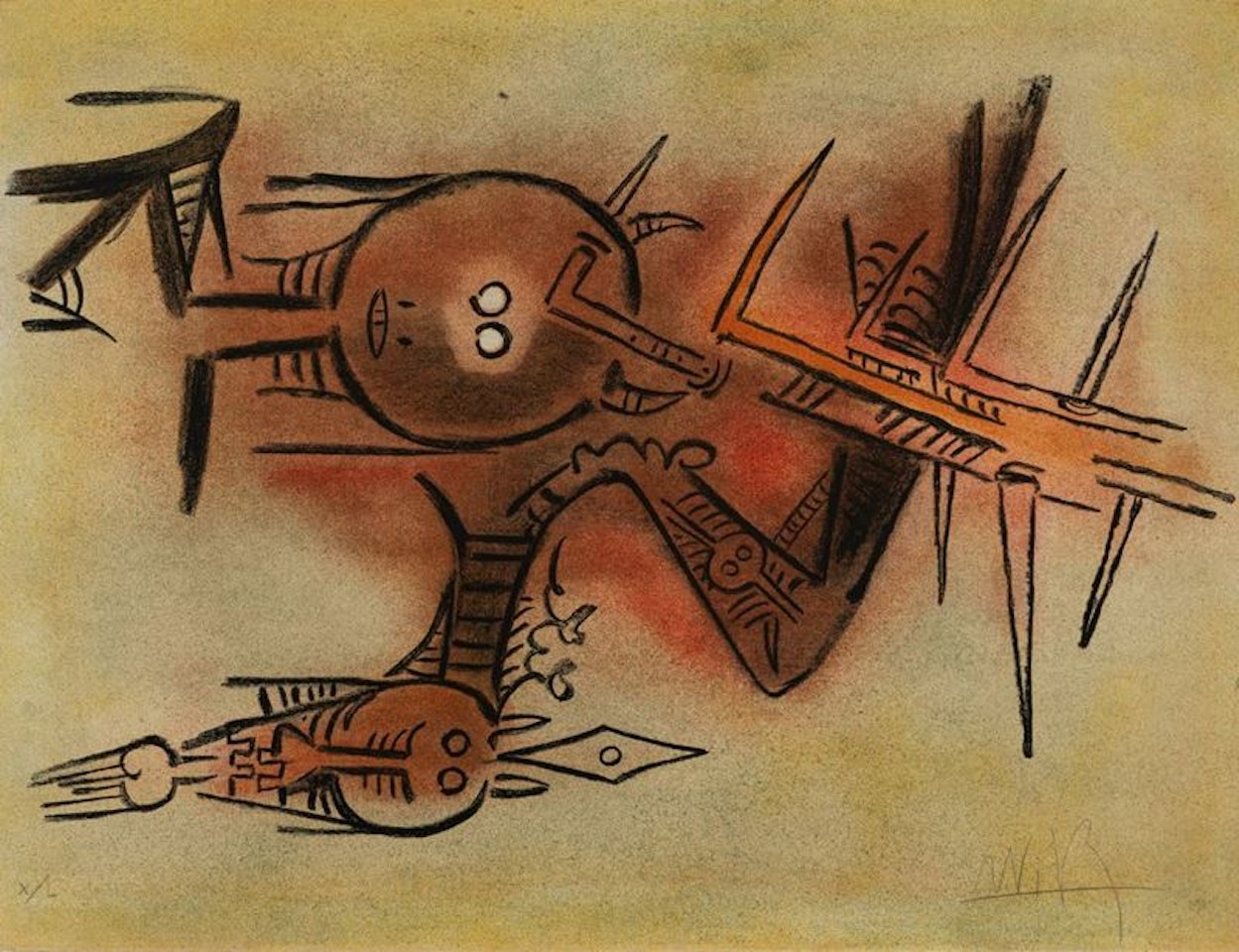 Belle épine by Wifredo Lam