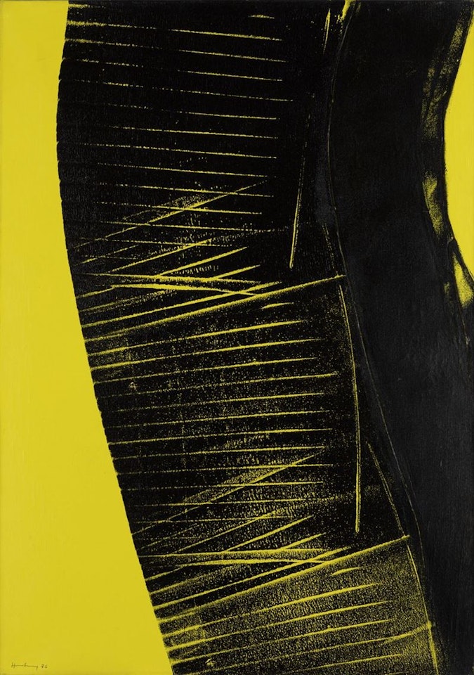 T 1976-E 18 by Hans Hartung