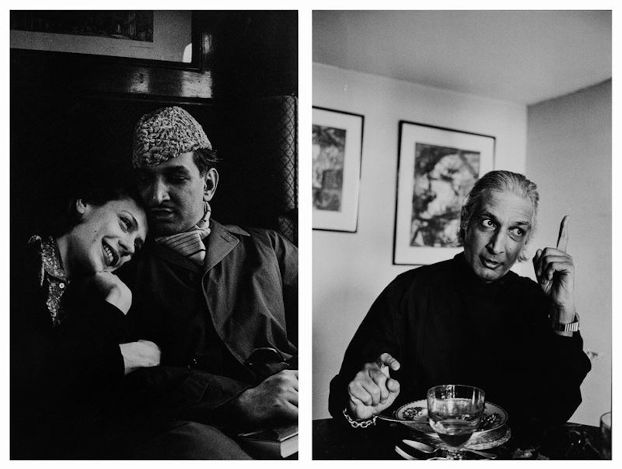 Masud Khan and Svetalana Beriosova; Masud Khan by Henri Cartier-Bresson