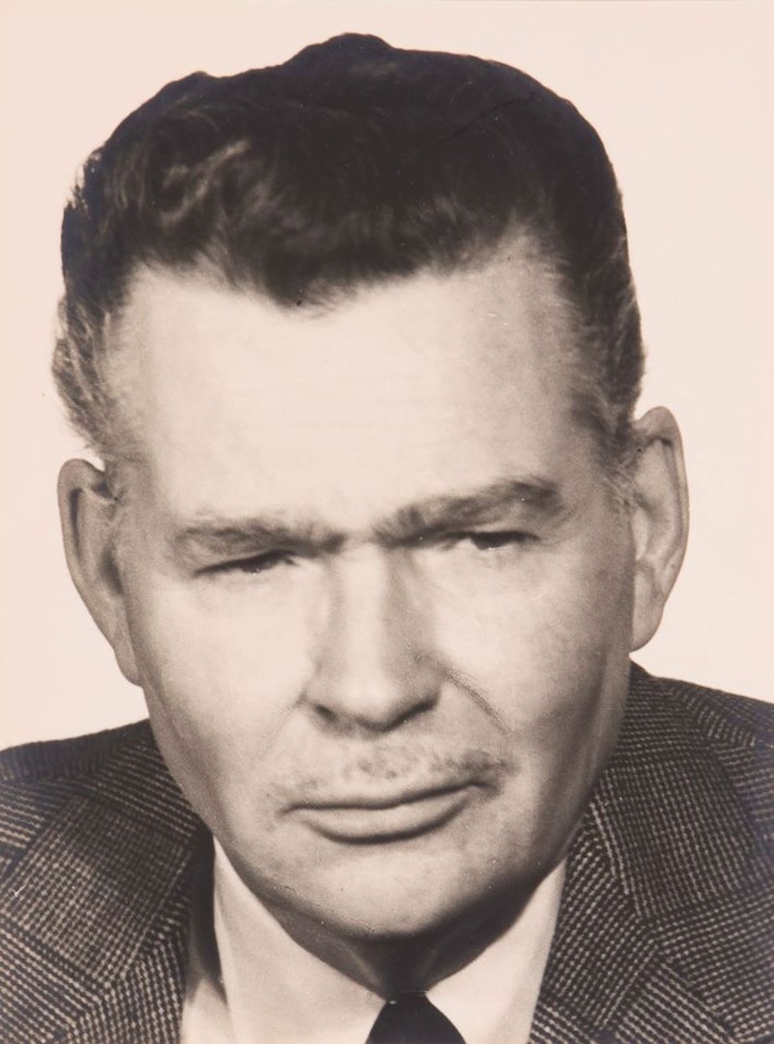 Untitled (Man"s portrait), years 1930/1940 by Man Ray