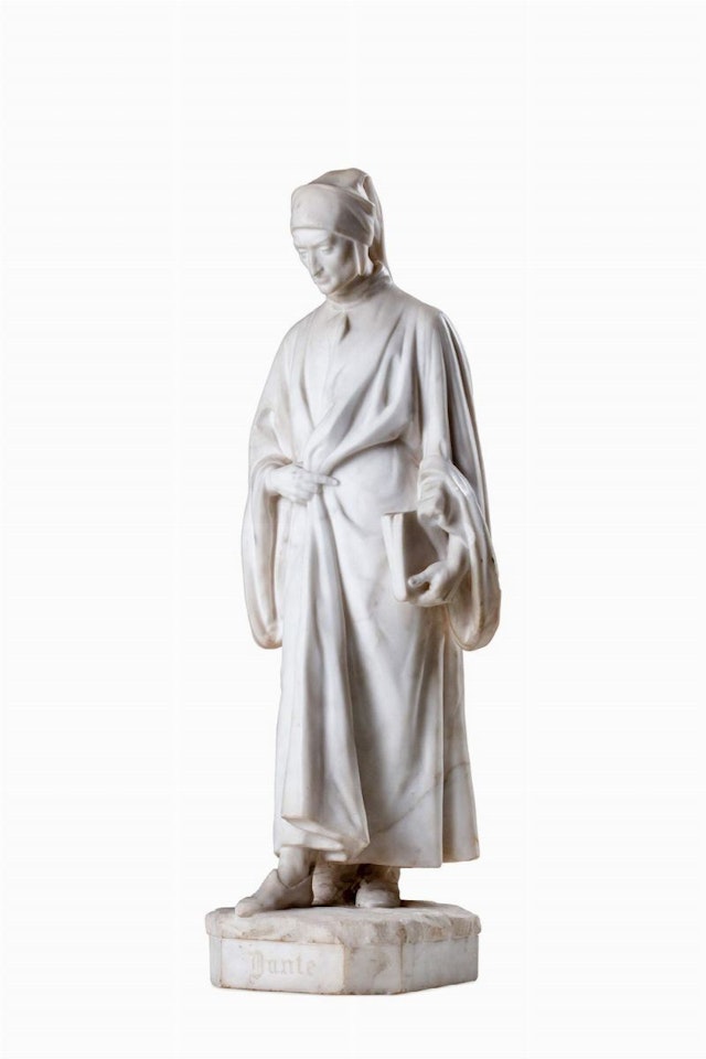 Dante and Beatrice by Italian School