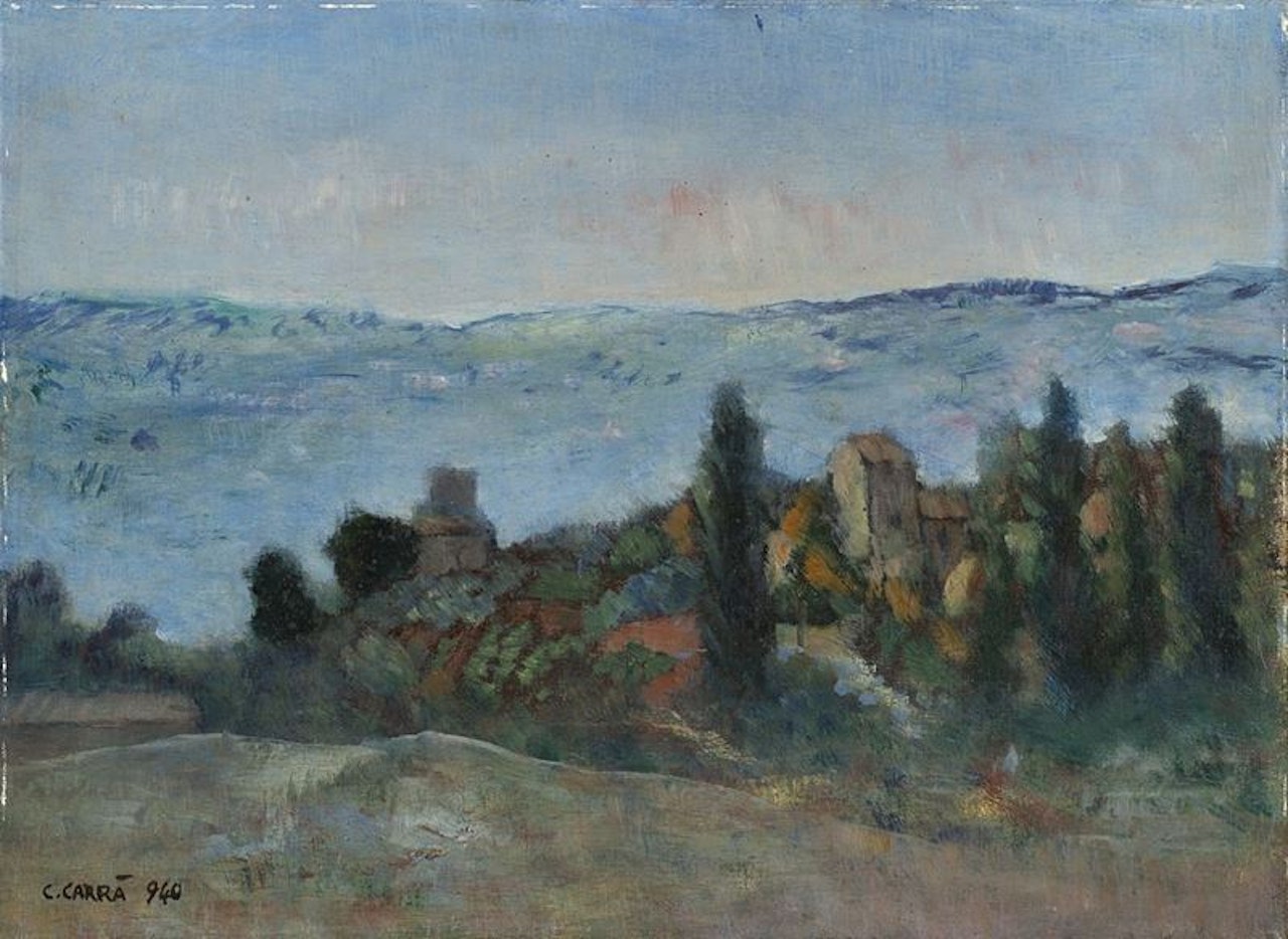 Campagna di Assisi by Carlo Carra