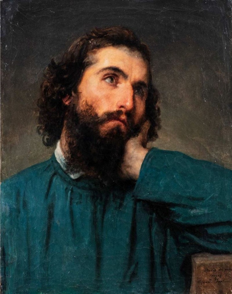 Portrait of a man by Francesco Hayez