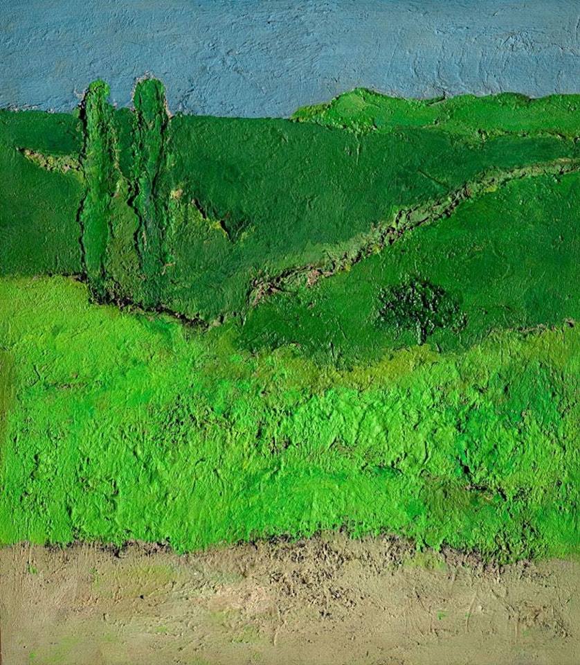 Paesaggio verde by Carlo Mattioli