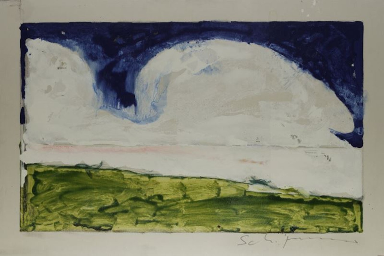 Anemic landscape; Anemic landscape by Mario Schifano