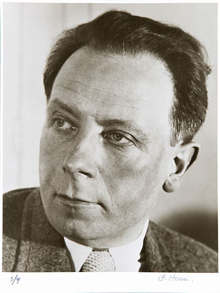 Portrait de R. Delaunay by Florence Henri
