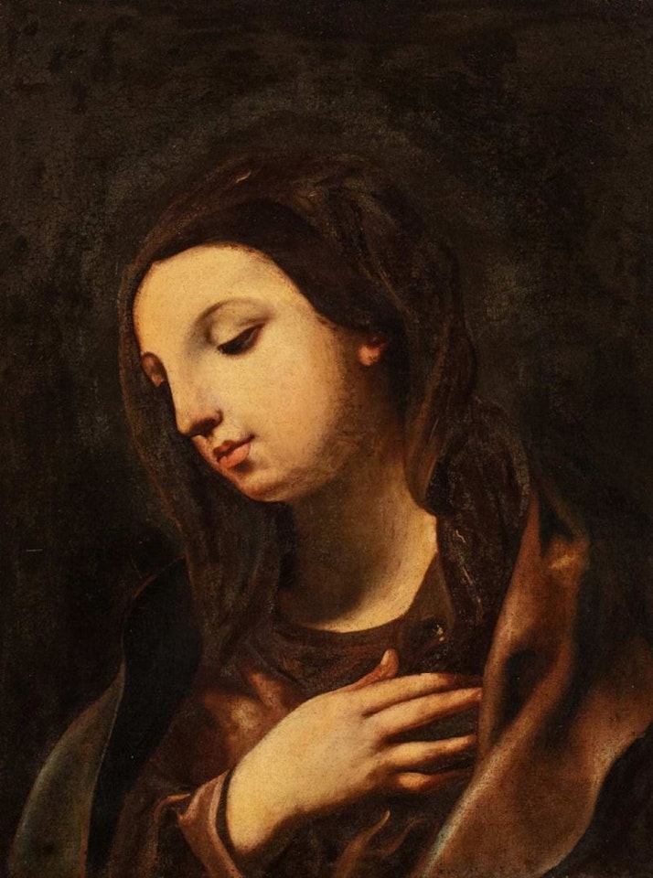 Virgin Announced by Roman School
