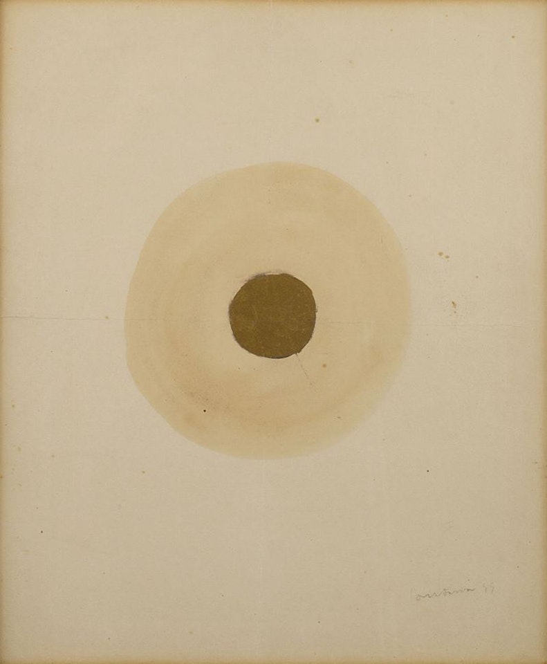 Space environment by Lucio Fontana