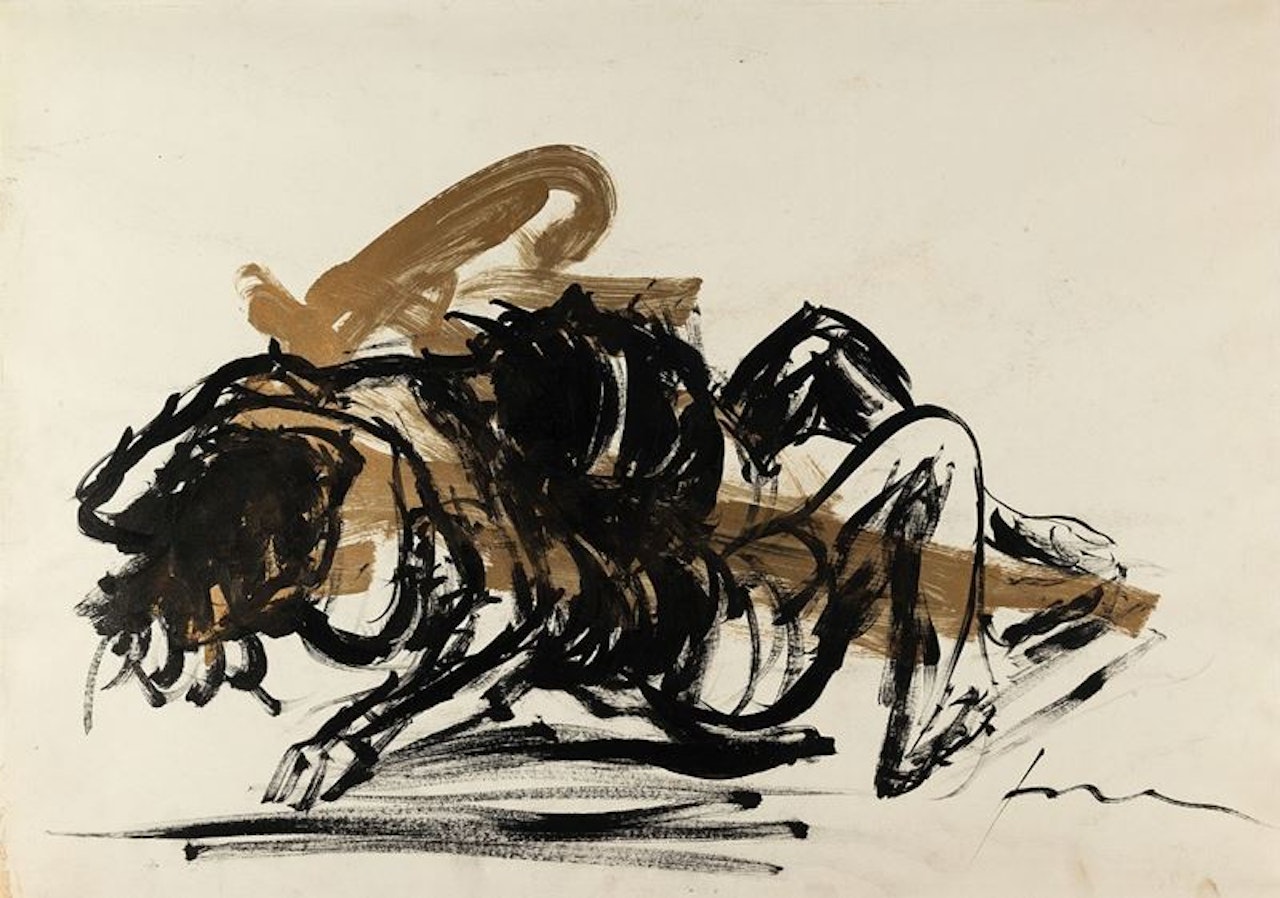 Female nudes by Lucio Fontana