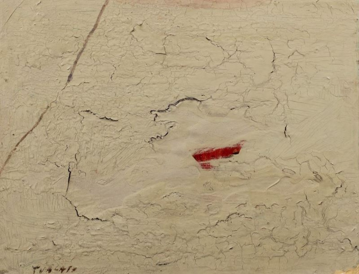 Abstracted composition by Giulio Turcato