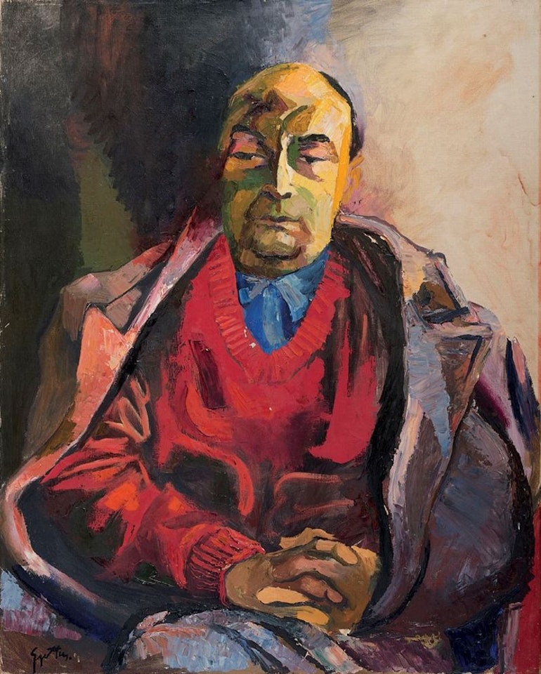 Portrait of Pablo Neruda by Renato Guttuso