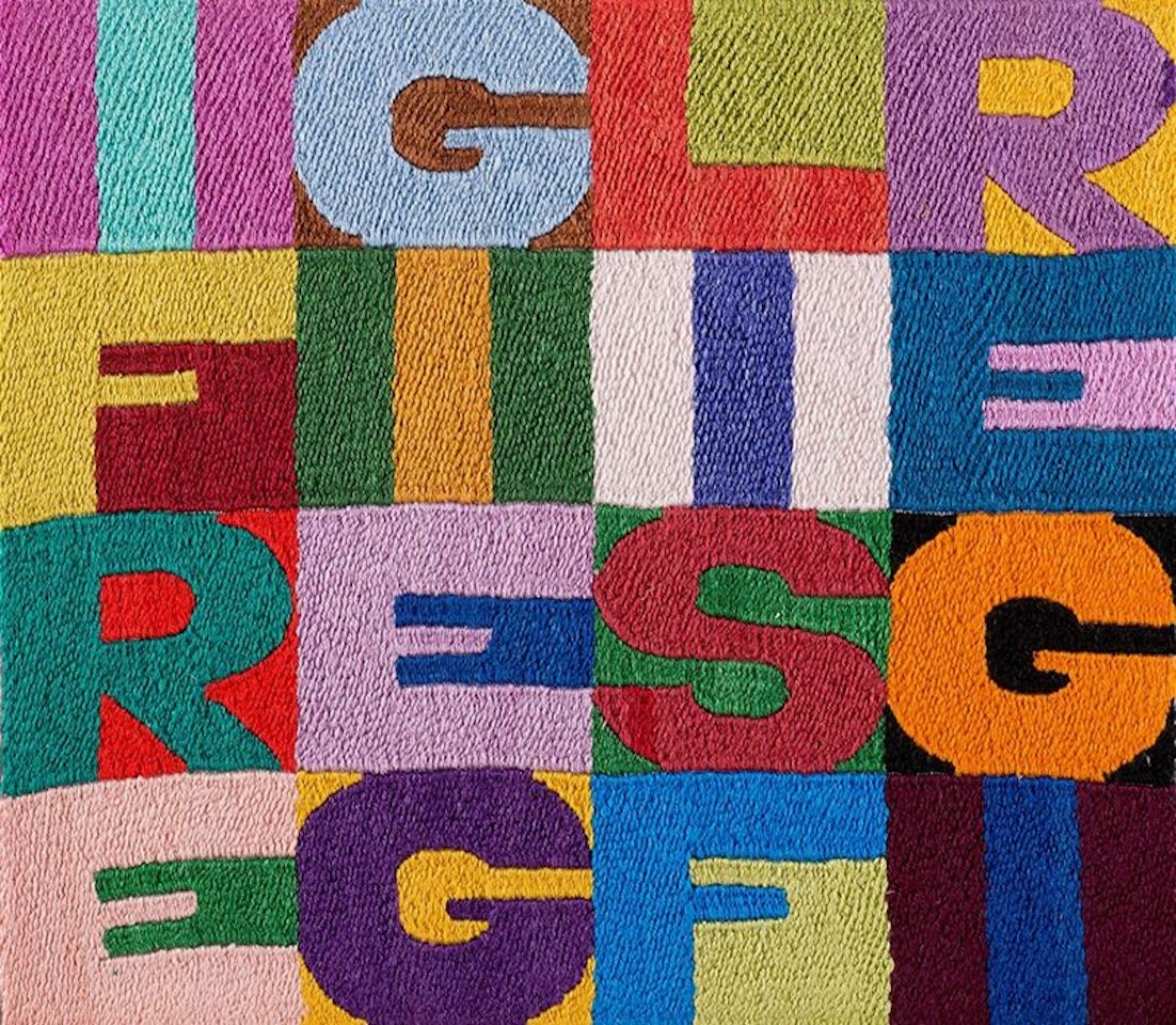I fregi e gli sfregi by Alighiero Boetti
