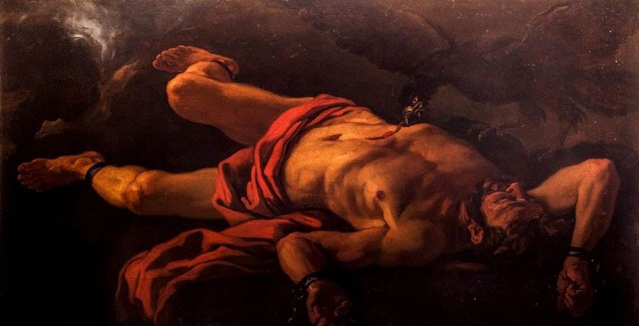 Prometheus bound by Neapolitan School