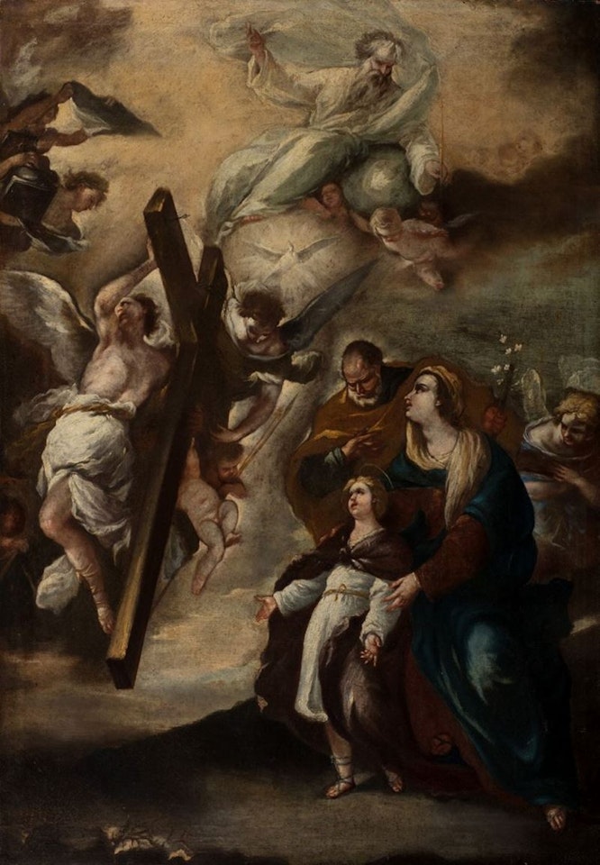 Holy Family by Circle of Luca Giordano