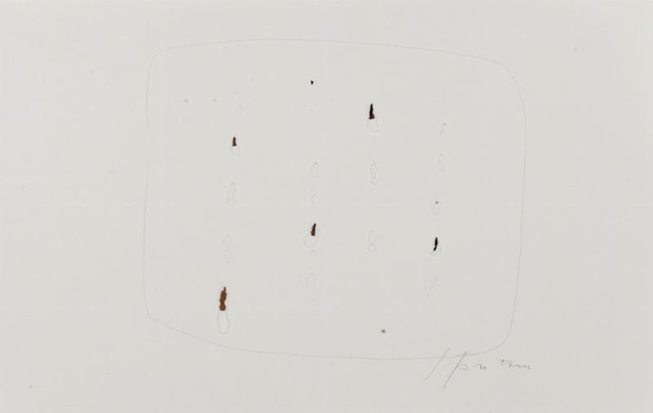 Concetto spaziale by Lucio Fontana