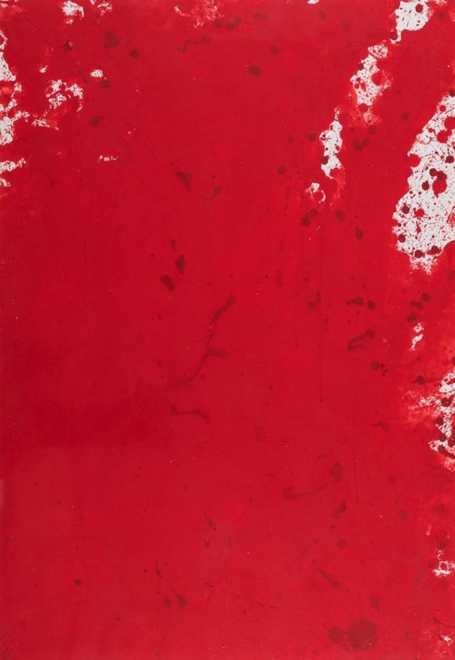 Action painting by Hermann Nitsch