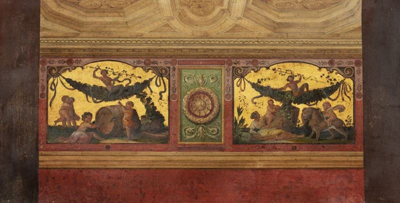 Study for wall decoration by Roman School