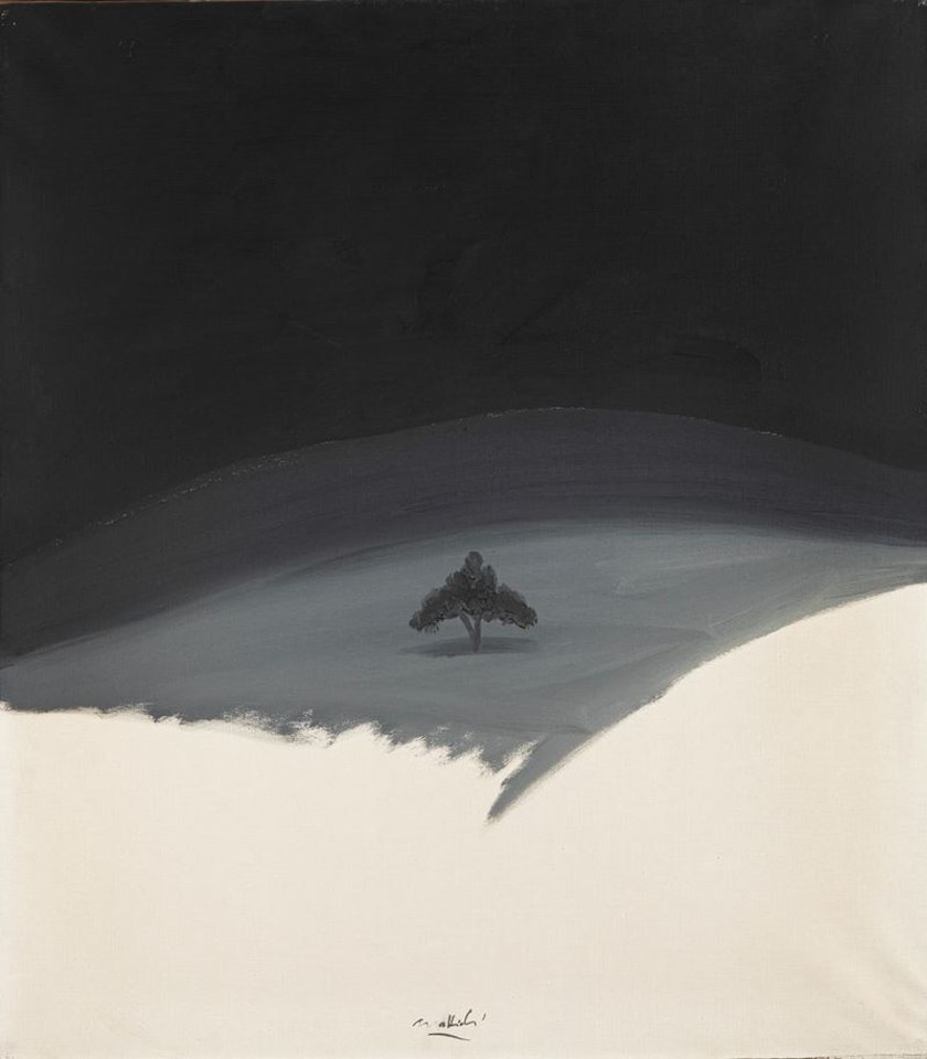 Paesaggio in collina by Carlo Mattioli