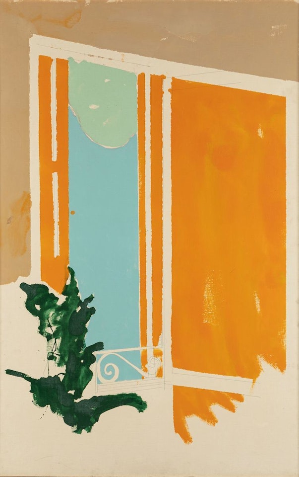 Interno + cielo by Mario Schifano