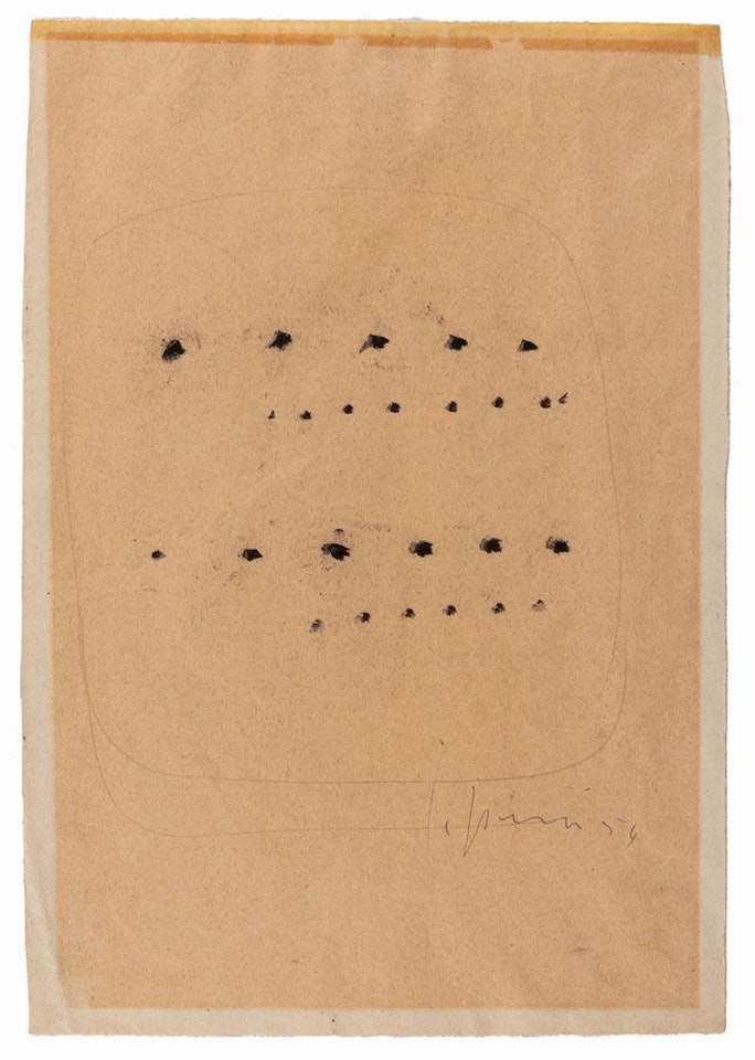 Concetto spaziale by Lucio Fontana