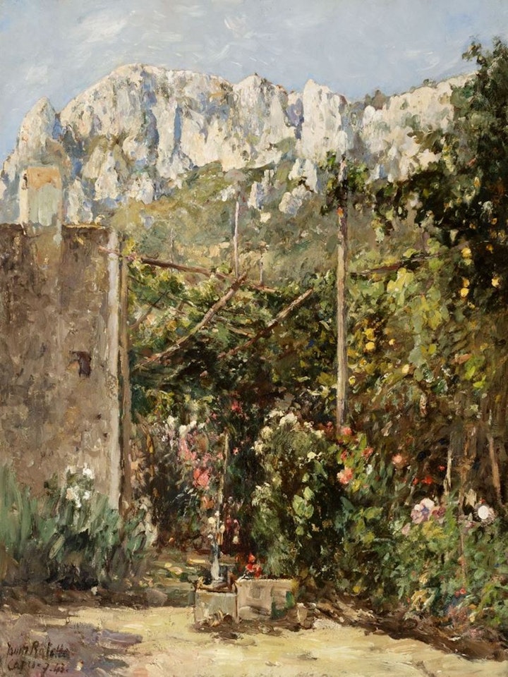 Capri, view of Mount Solaro from Matermania by Fausto Pratella