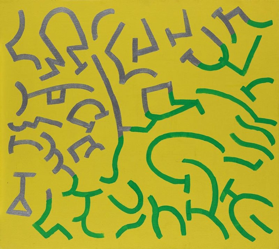 Verde giallo argento by Carla Accardi