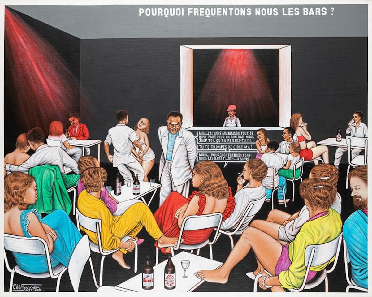 Pourquoi frequentons nous les bars? by Chéri Samba