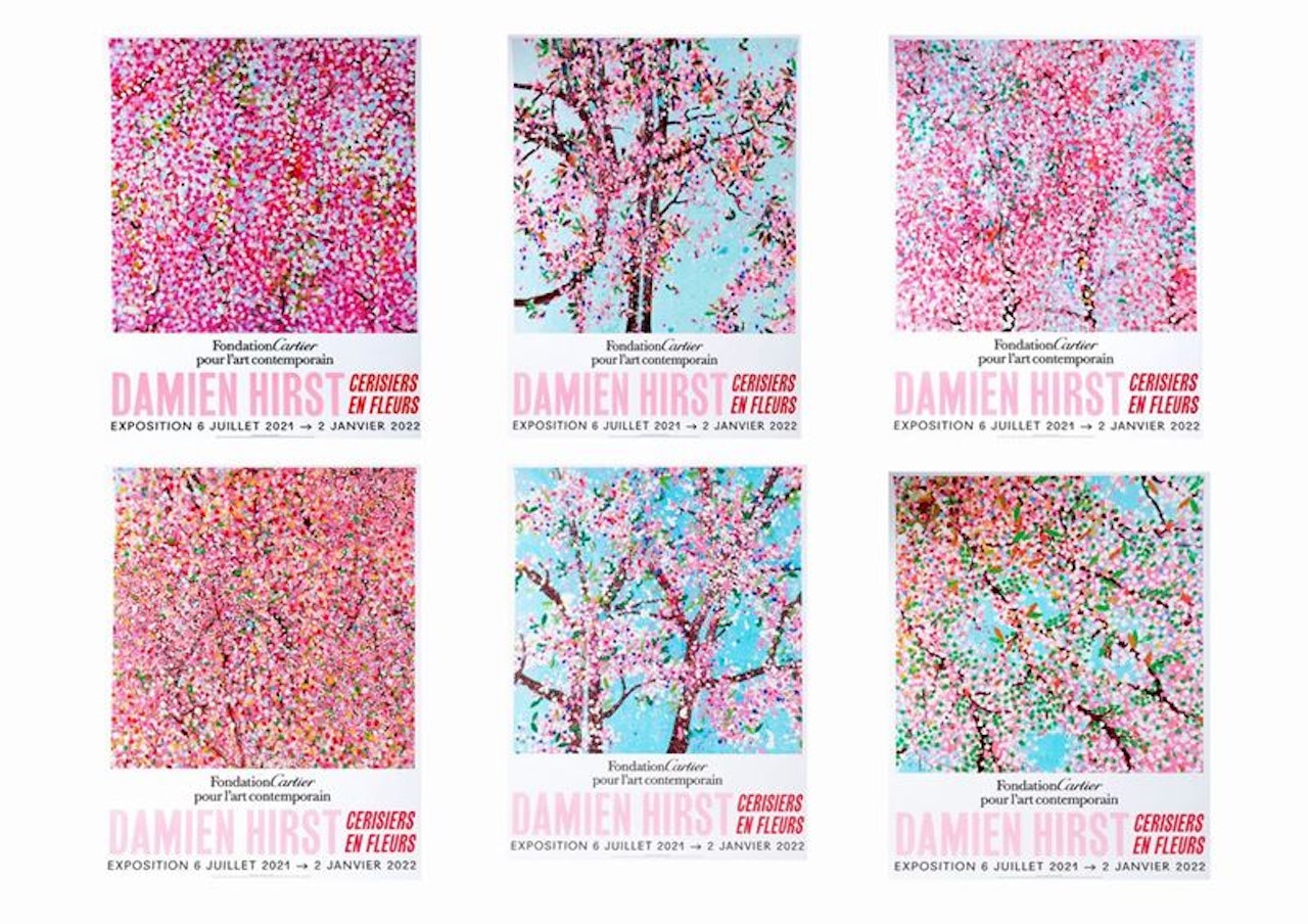 Cerisiers en fleurs by Damien Hirst