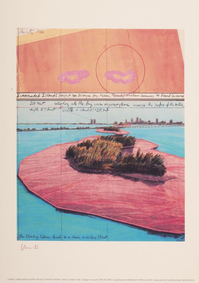 Surrounded islands, project for Bisca Yne bay, Miami, Florida by Christo