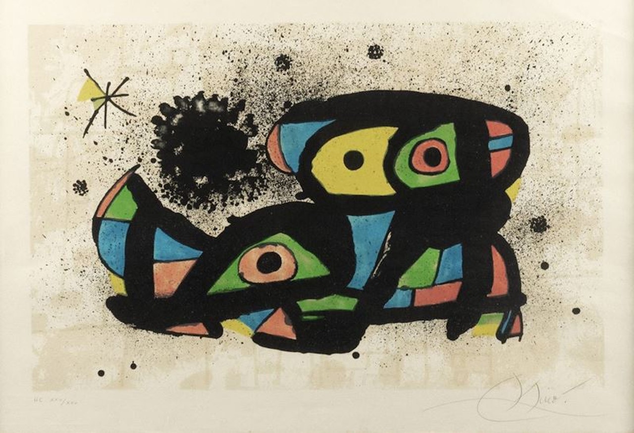Vol espacial (Homenatge a Gaudì) by Joan Miró