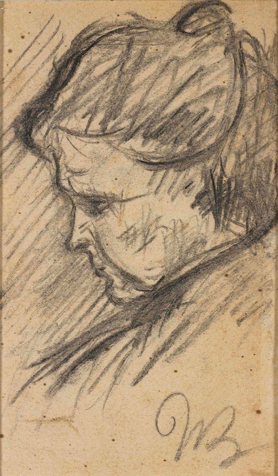 La madre di profilo by Umberto Boccioni