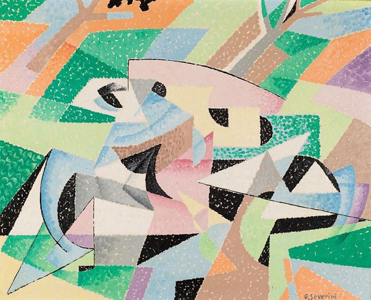 Le Cylcliste by Gino Severini