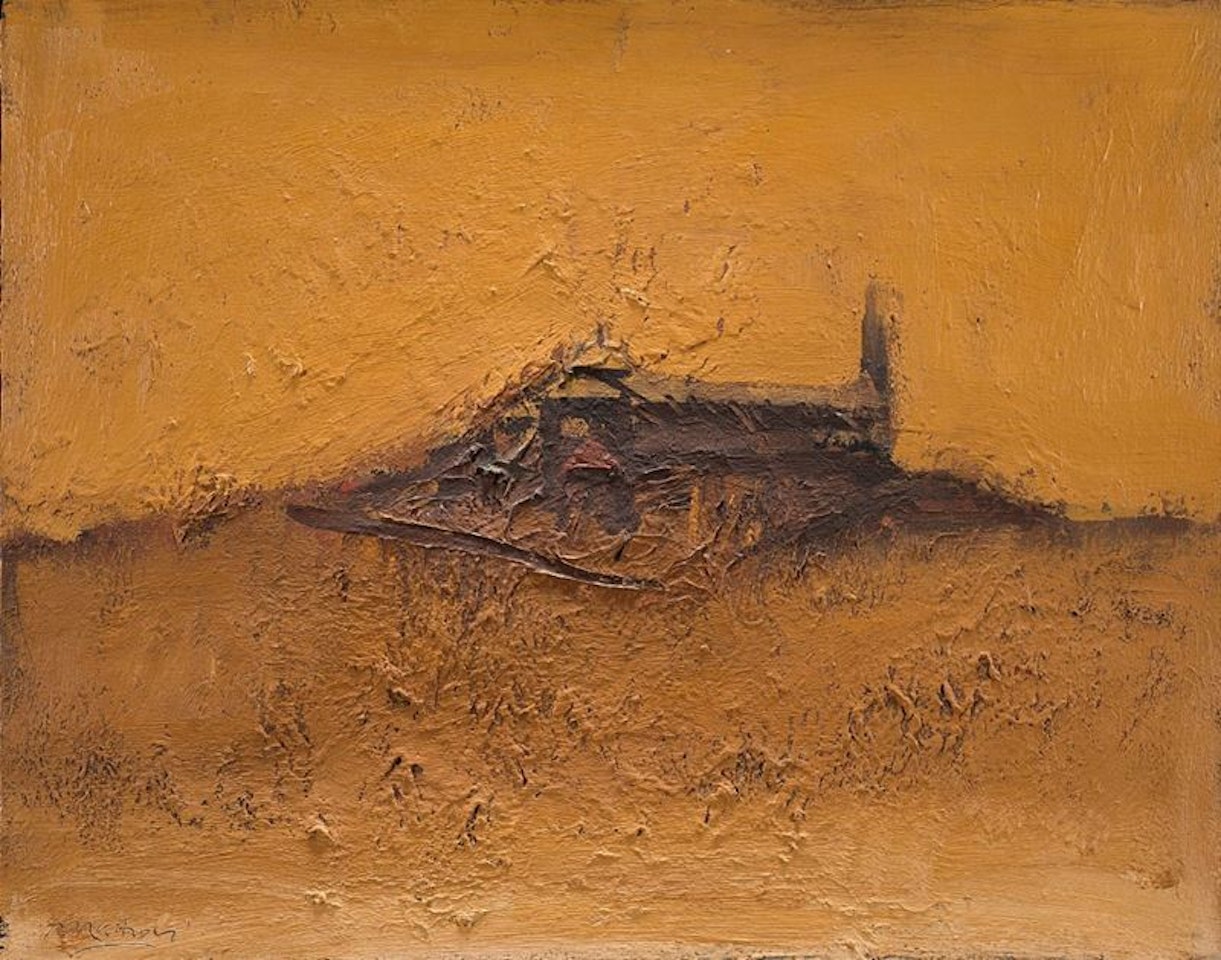 Paesaggio d"estate a Parma by Carlo Mattioli
