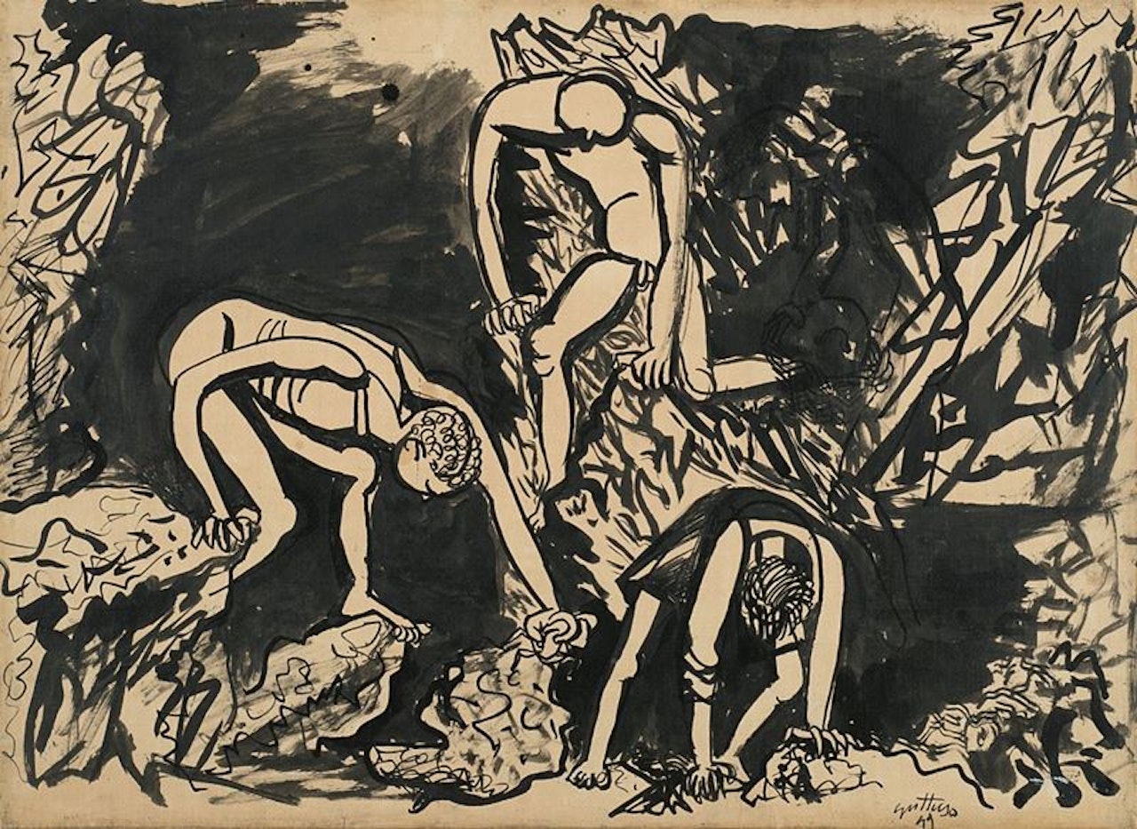 Untitled (Solfatara) by Renato Guttuso
