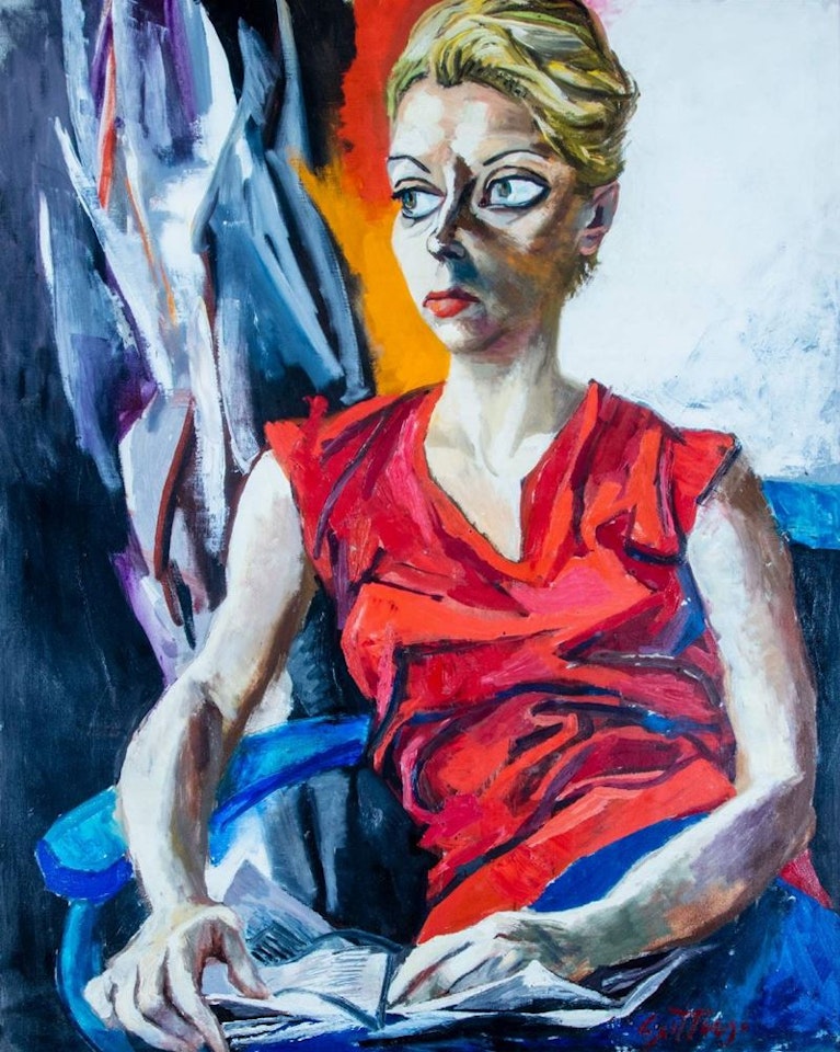 Ritratto di Genni De Ponti by Renato Guttuso
