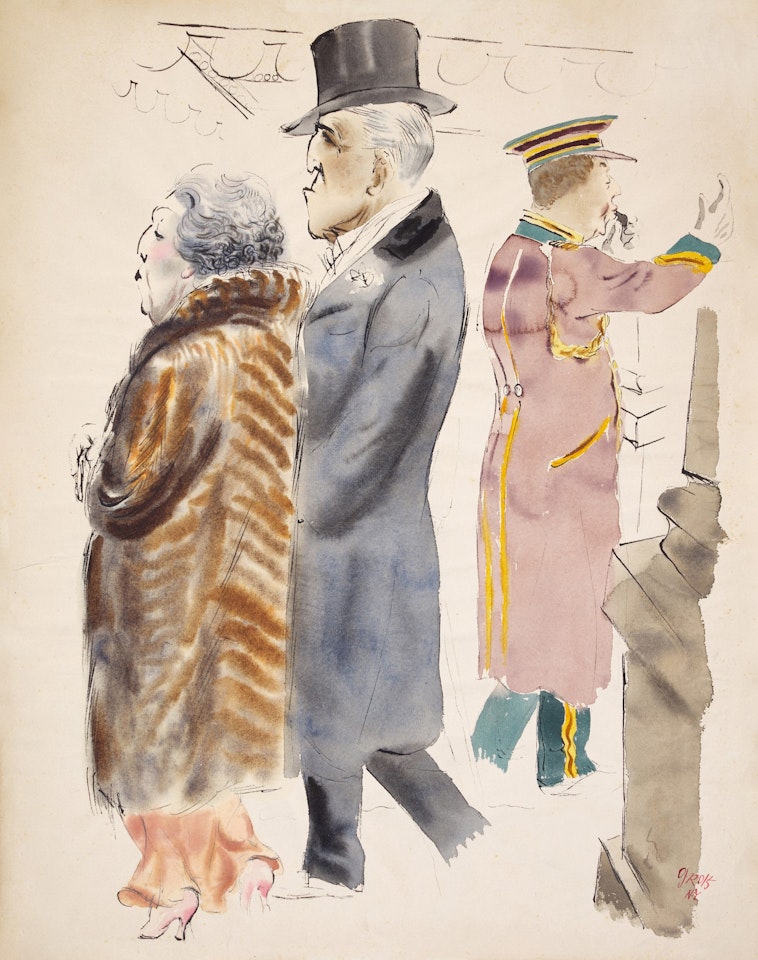 American Rich/ Festgäste (Celebratory guests) by George Grosz