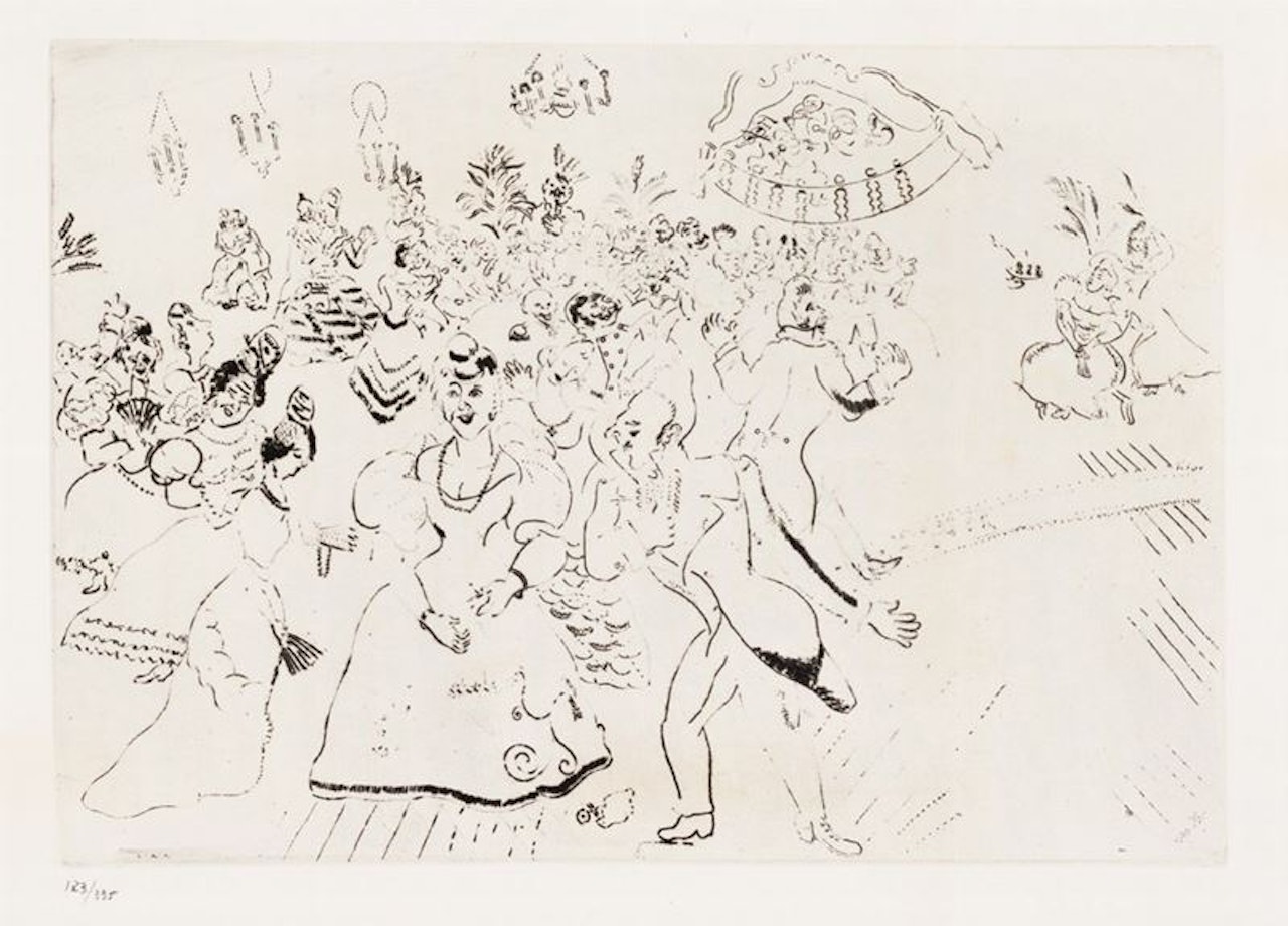Ball at the governor"s house by Marc Chagall