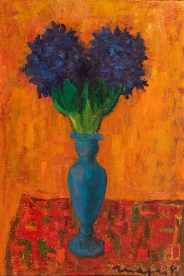 Blue hyacinth by Mario Mafai