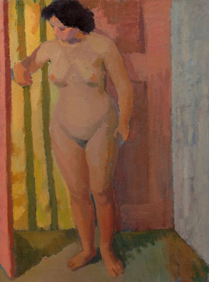 Female nude by Giuseppe Capogrossi