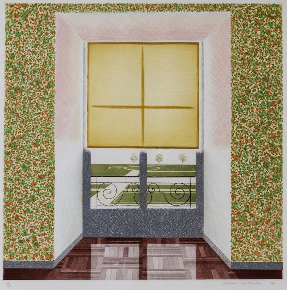 Contrejour in the french style by David Hockney