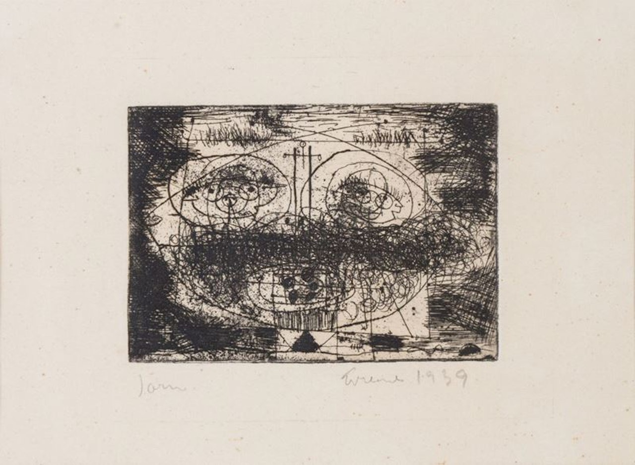La barbe verte by Asger Jorn