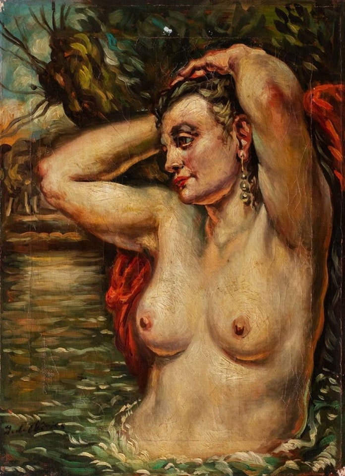 Bather by Giorgio de Chirico