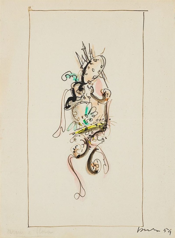 Armi e flora by Lucio Fontana