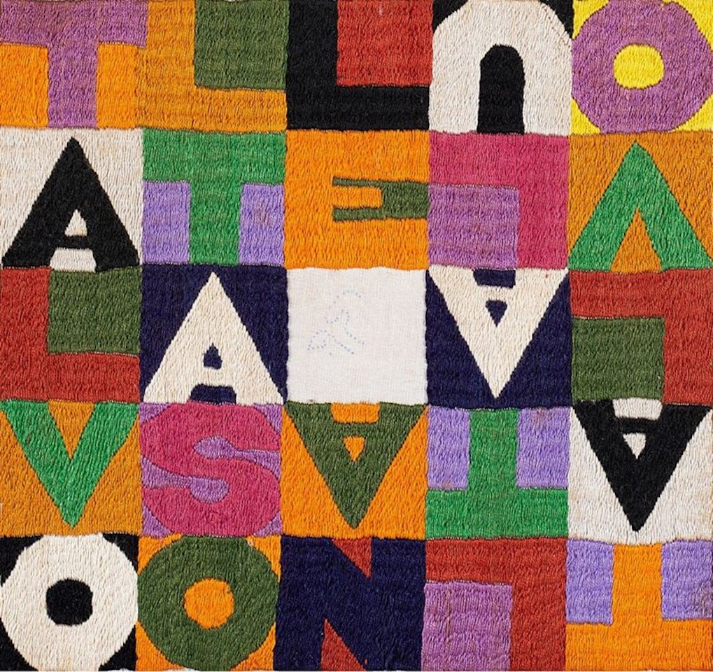 Talvolta sole, talvolta luna by Alighiero Boetti