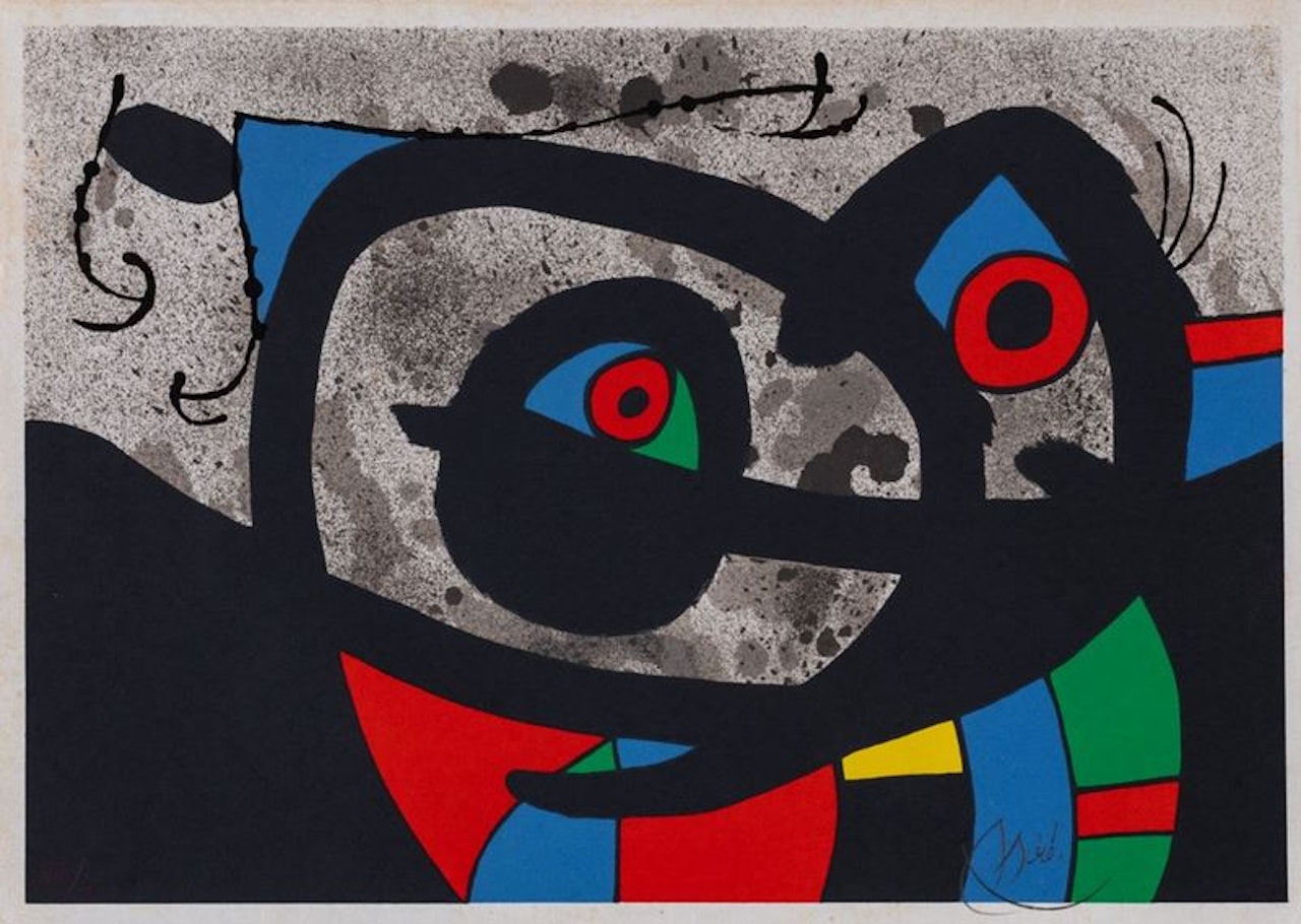 Le lezard aux plumes d"or by Joan Miró