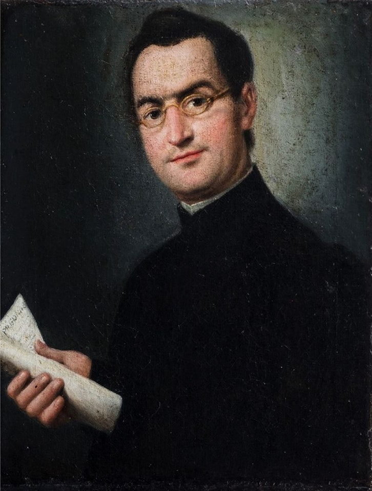 Portrait of a young priest by Italian School