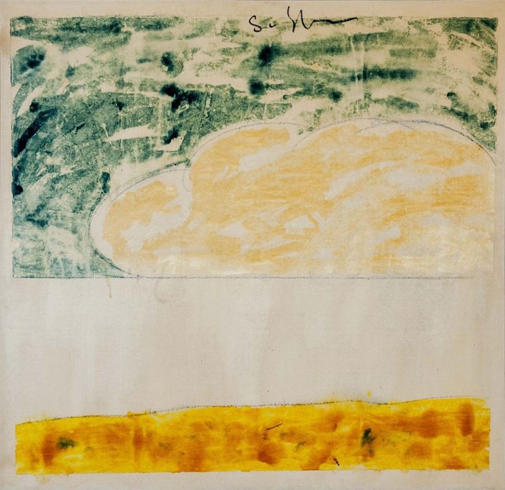 Anemic landscape by Mario Schifano
